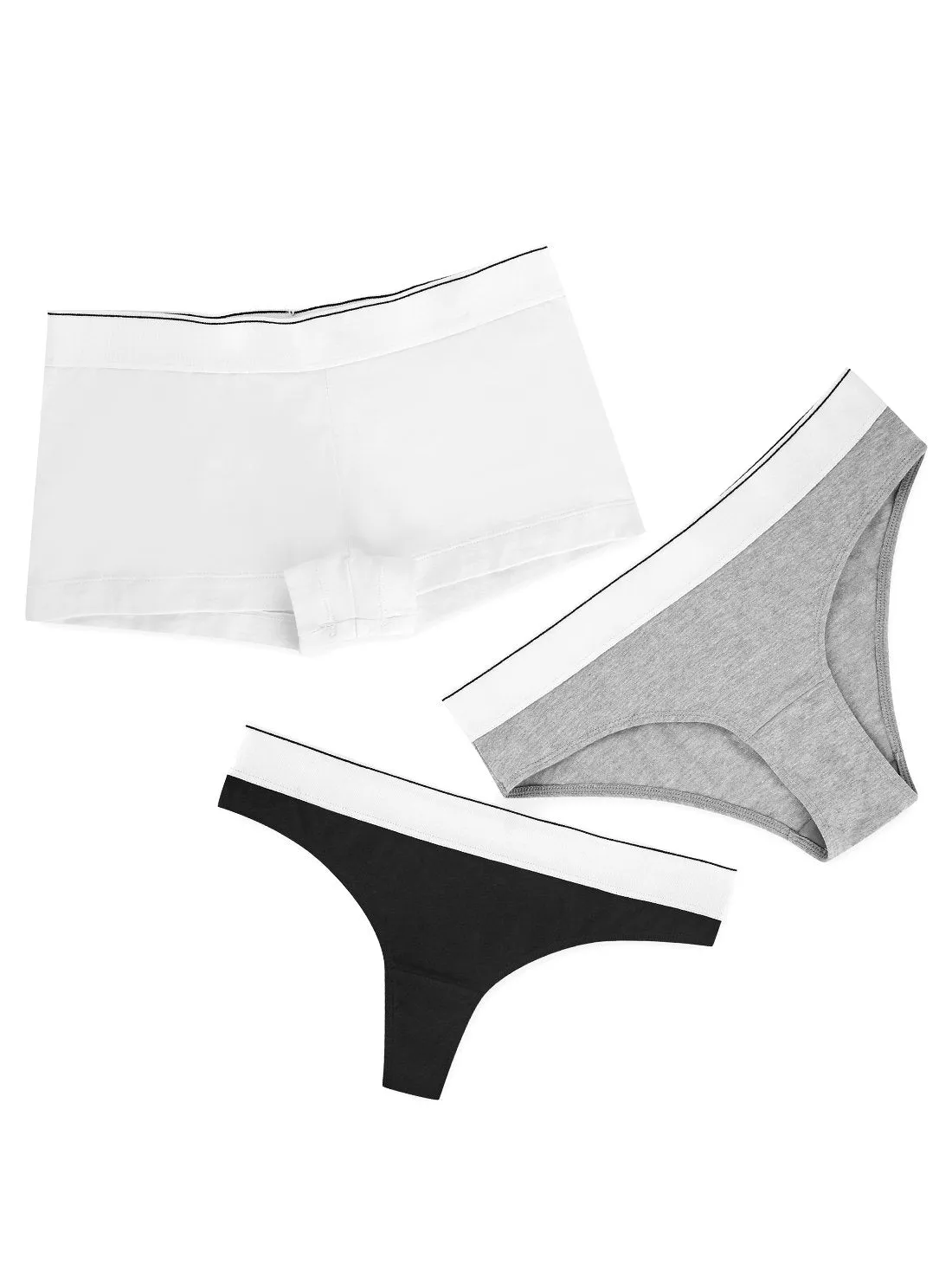 3-Pack Multi Silhouette Panties 24336