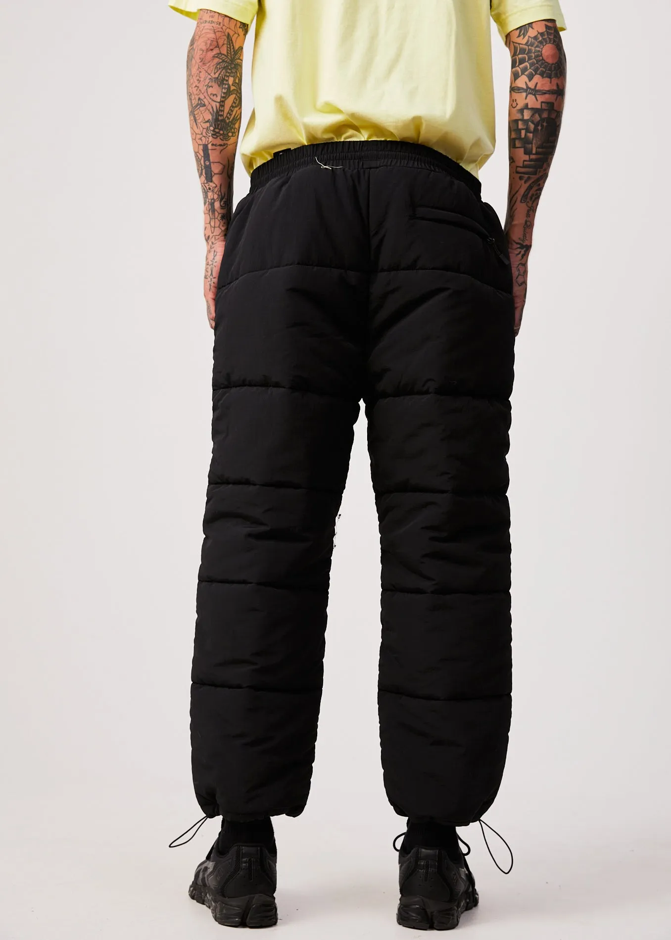 AFENDS Unisex Pala - Unisex Puffer Pants - Black