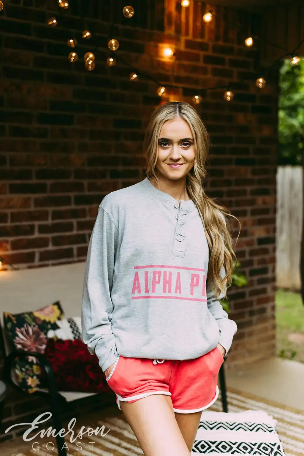 Alpha Phi PR Thermal Henley