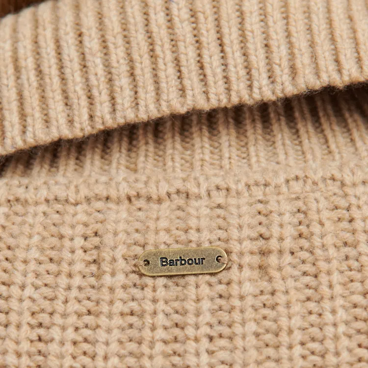 Barbour Ladies Stavia Knit Sweater - Hessian