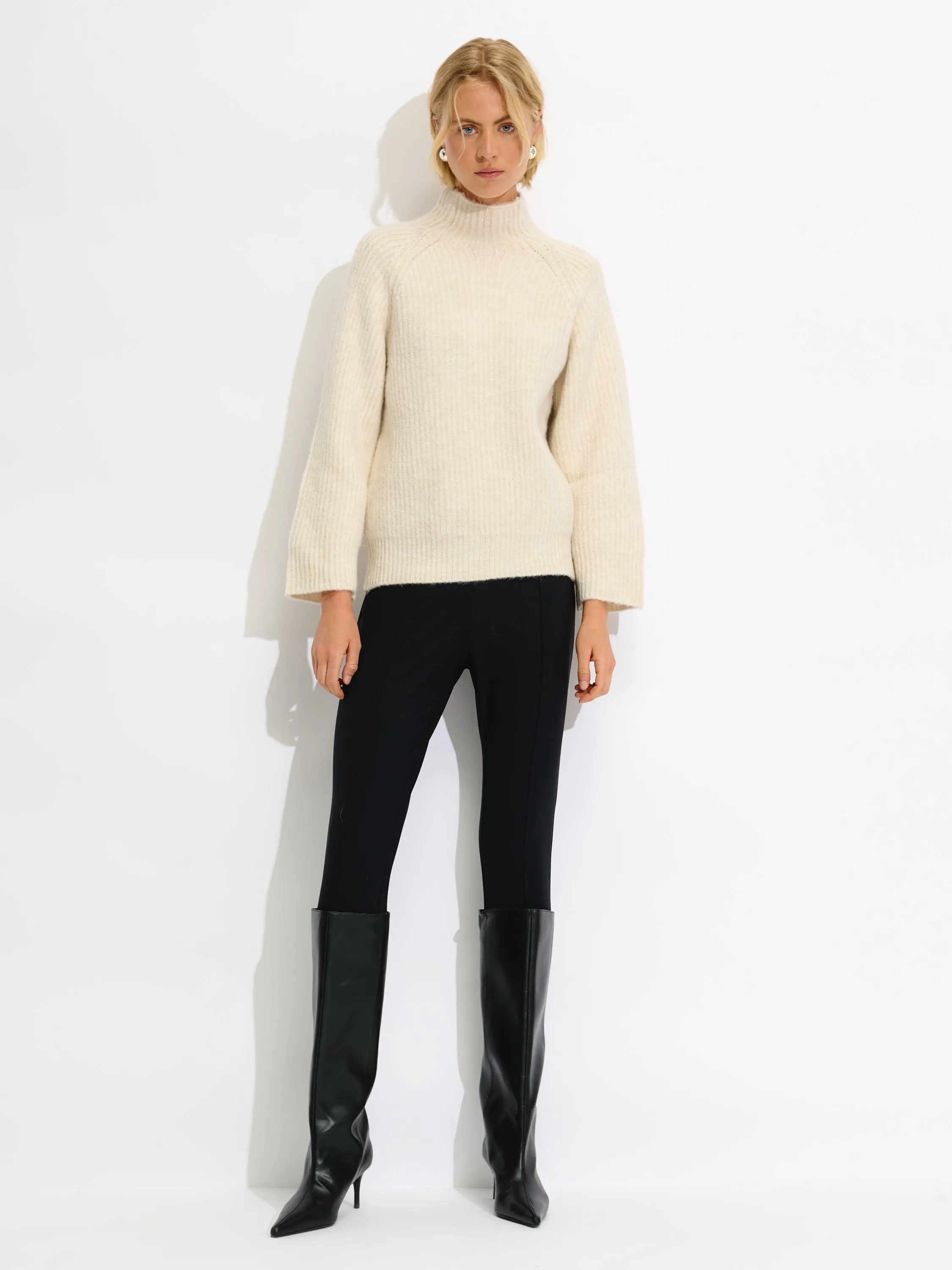 Bell Sleeve Knit Sweater