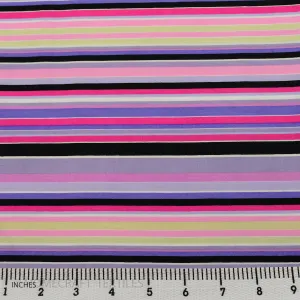 Berry Multi Stripe Cotton Print