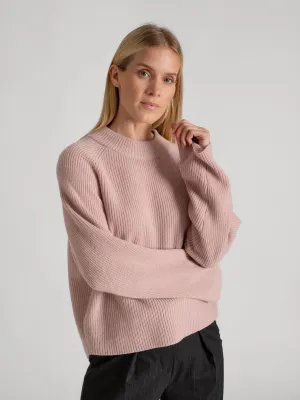 Cashmere sweater "Idun" - rose glow