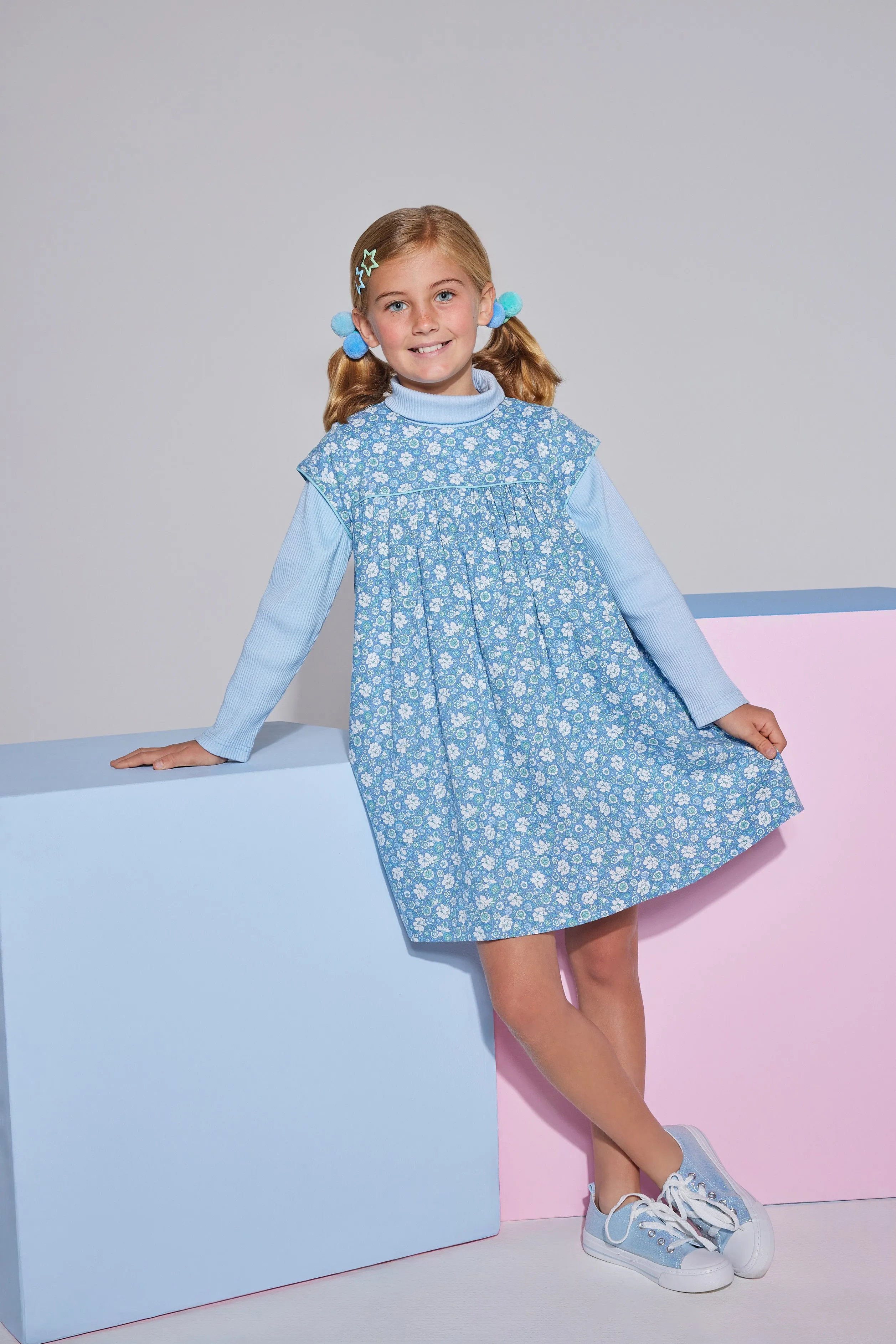 Charlotte Dress - Bedford Gardens Blue