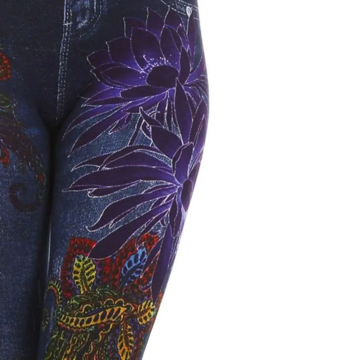 Cozy & Chic: Shop Floral Print Jeggings Today!