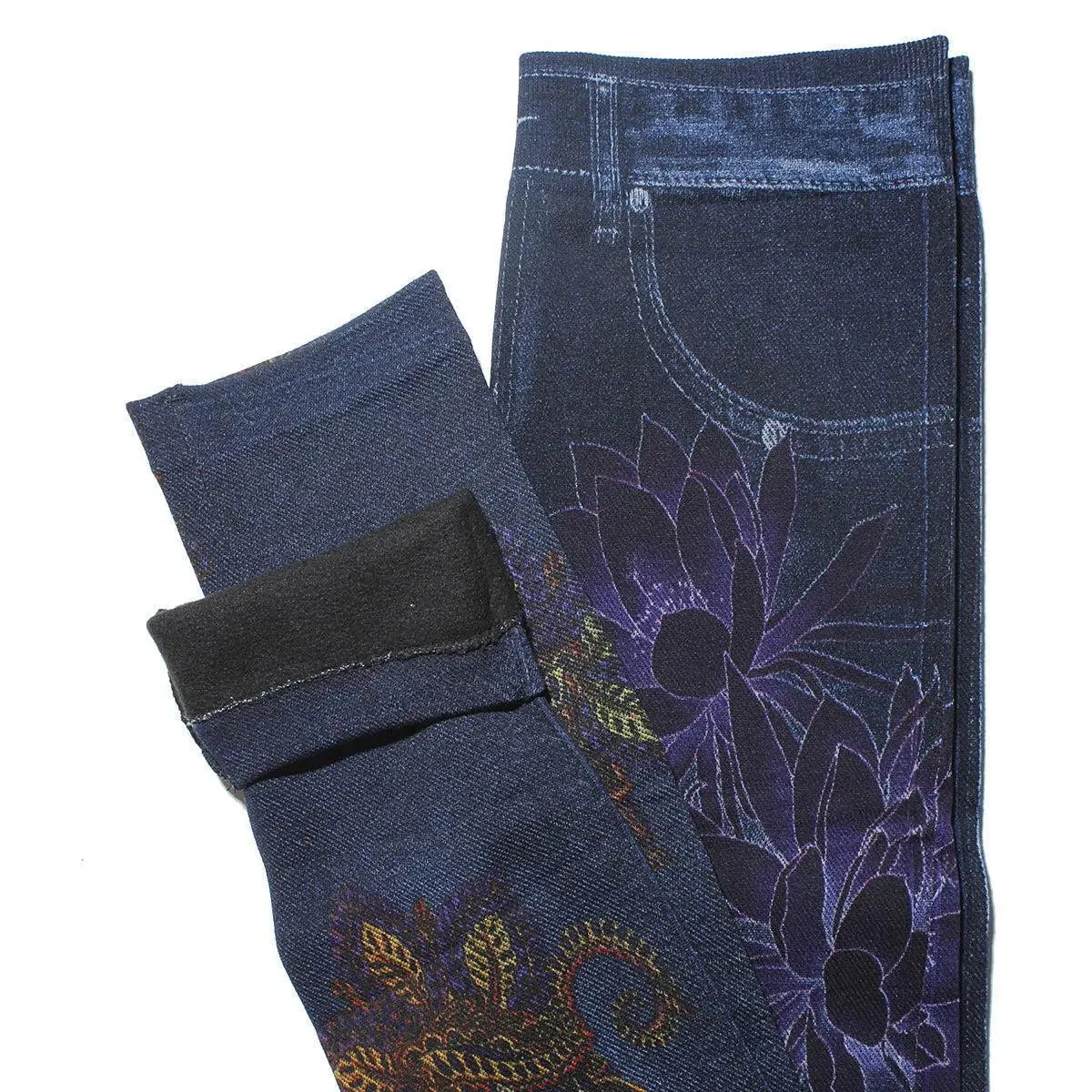 Cozy & Chic: Shop Floral Print Jeggings Today!