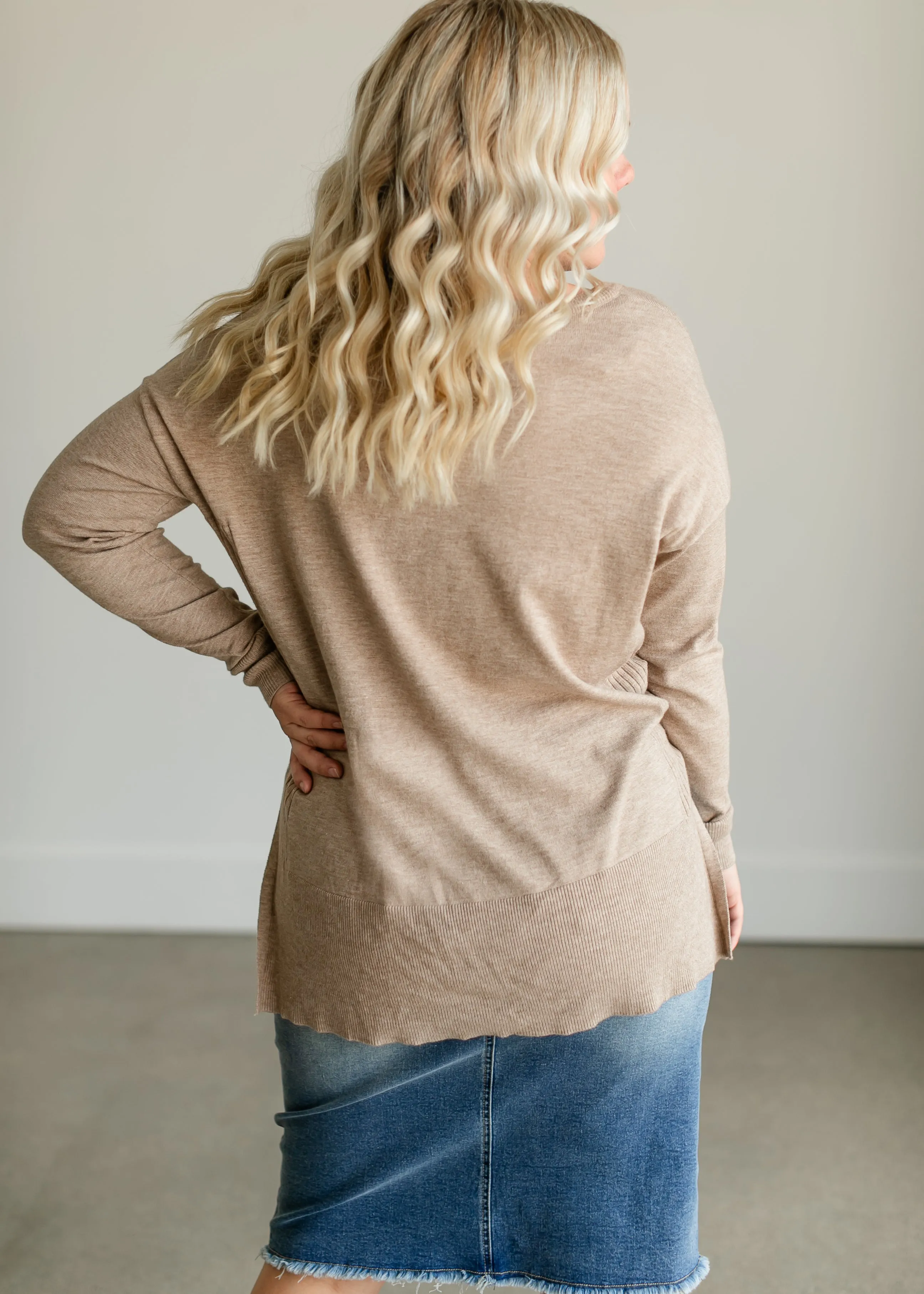 Crewneck Pullover Knit Top - FINAL SALE