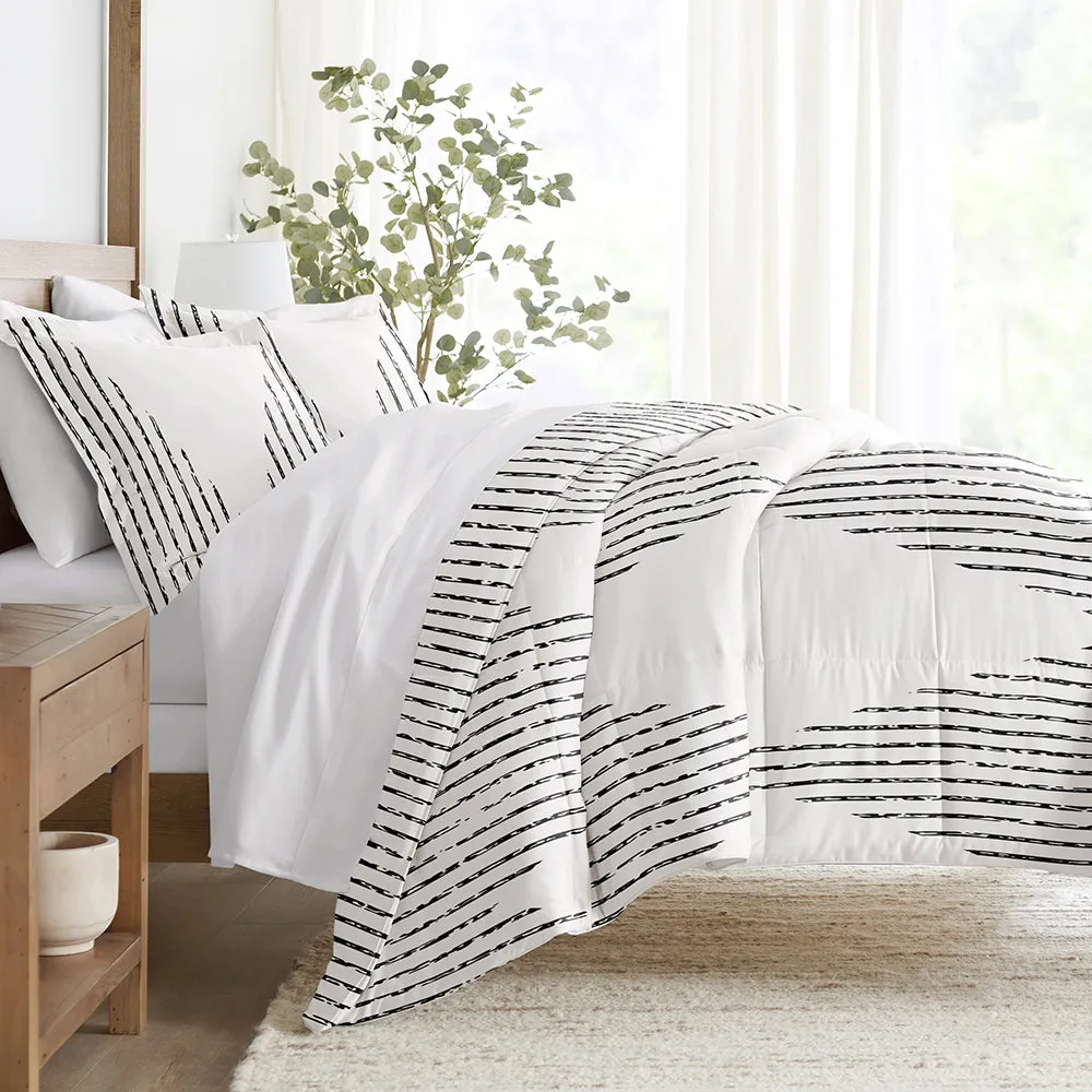 Diamond Stripe Down-Alternative Comforter Set - 12 Days of Deals