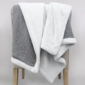 Down Linens Matelassé Throw