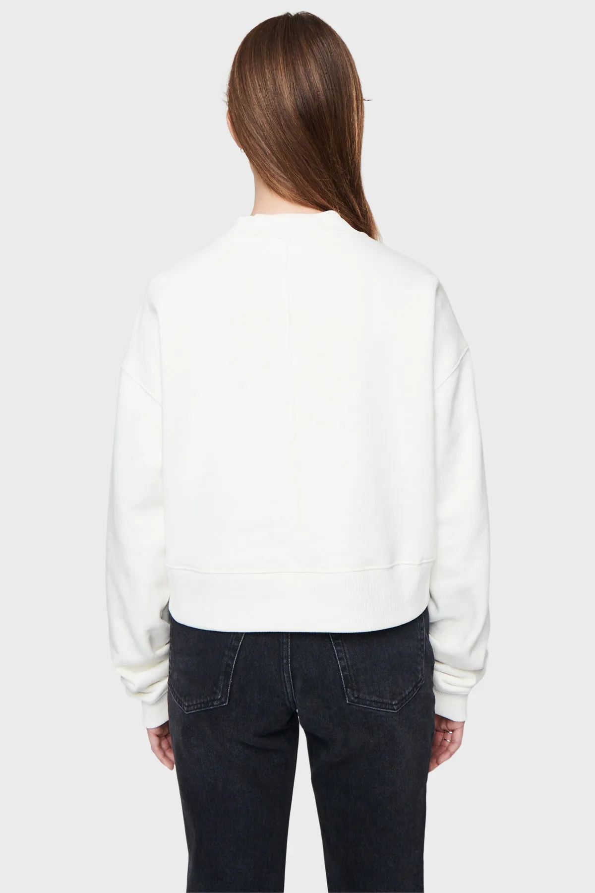 DSTLD Women's Mock Neck in Off White