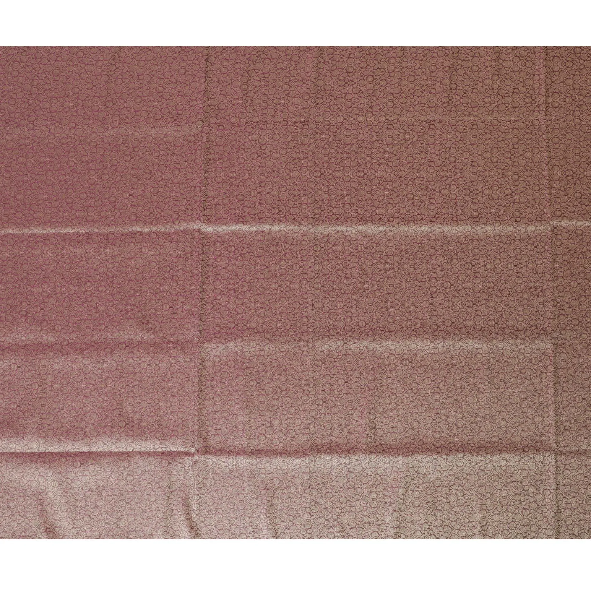 Dusty Rose Elegance Brocade Fabric – Traditional Texture with a Modern Twist-D19043