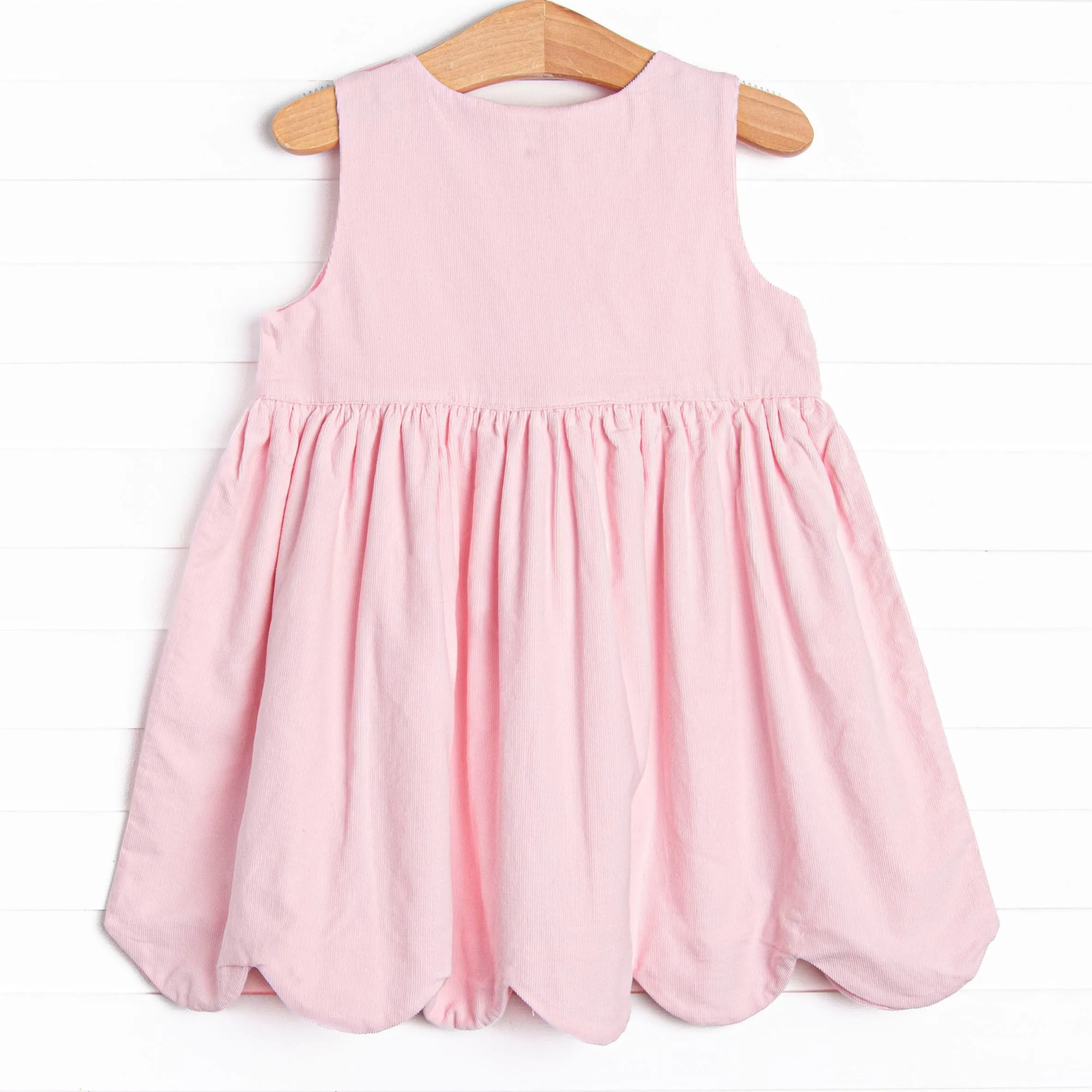 Elizabeth Dress, Pink Corduroy