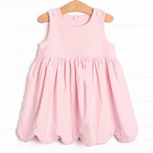 Elizabeth Dress, Pink Corduroy