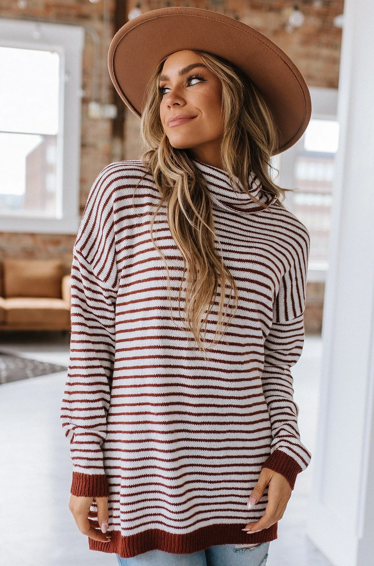 Emmy Striped Oversized Sweater | S-2XL | PRE ORDER