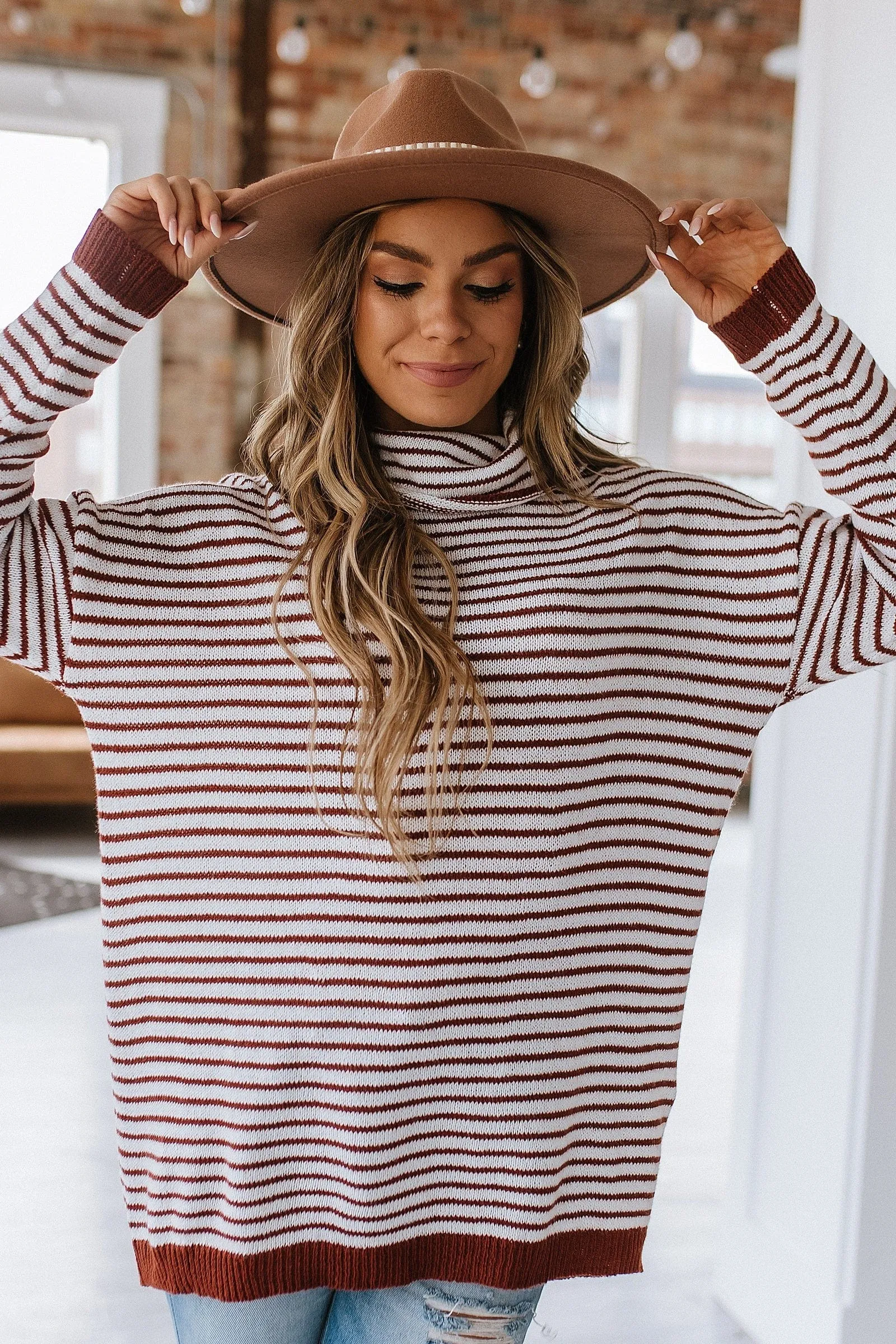 Emmy Striped Oversized Sweater | S-2XL | PRE ORDER