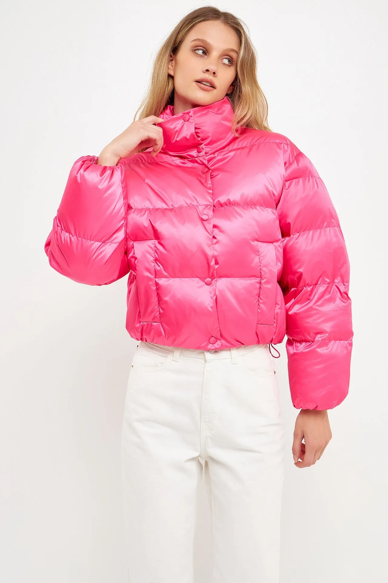 English Factory - Puffer Cropped Jacket