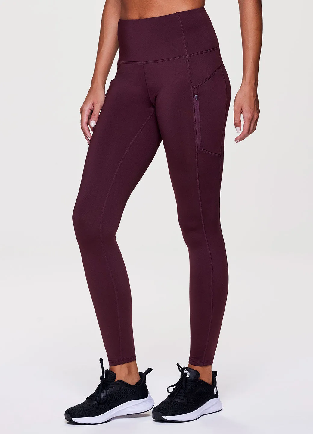 Fleece Lined Zip Pocket Legging