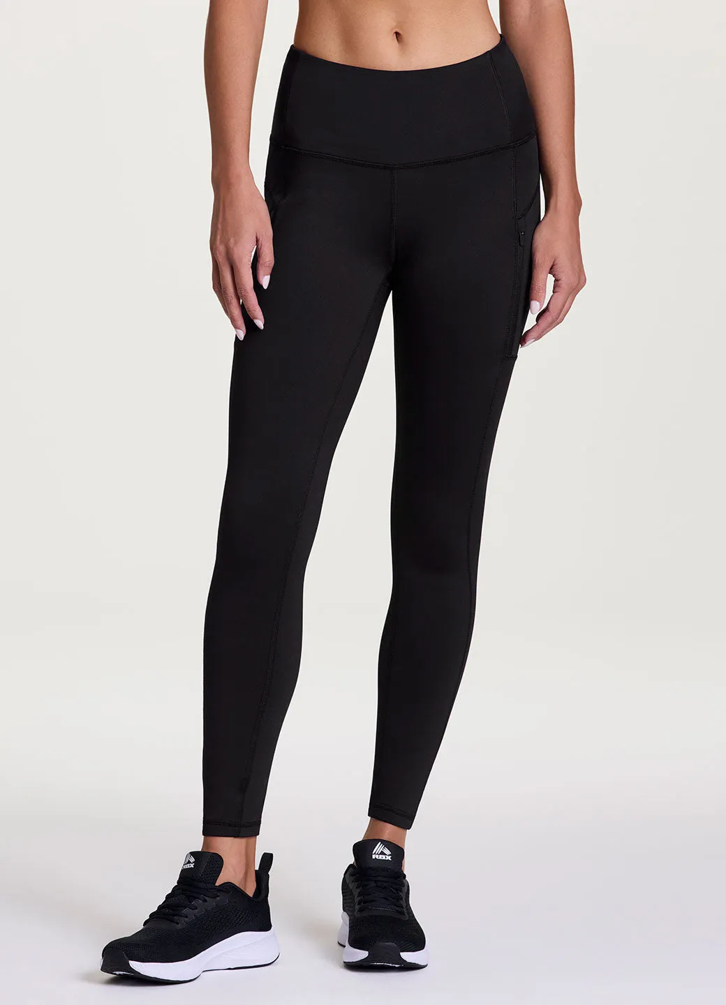 Fleece Lined Zip Pocket Legging