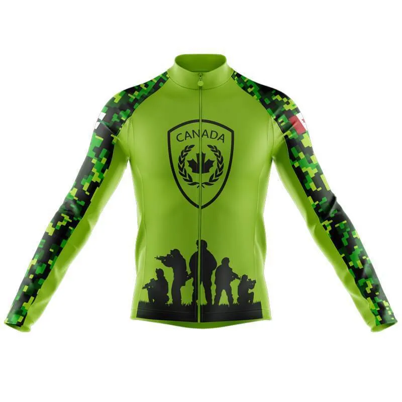 Fluorescent Green Canada Army Thermal Club Jersey