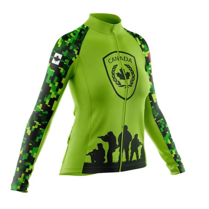 Fluorescent Green Canada Army Thermal Club Jersey