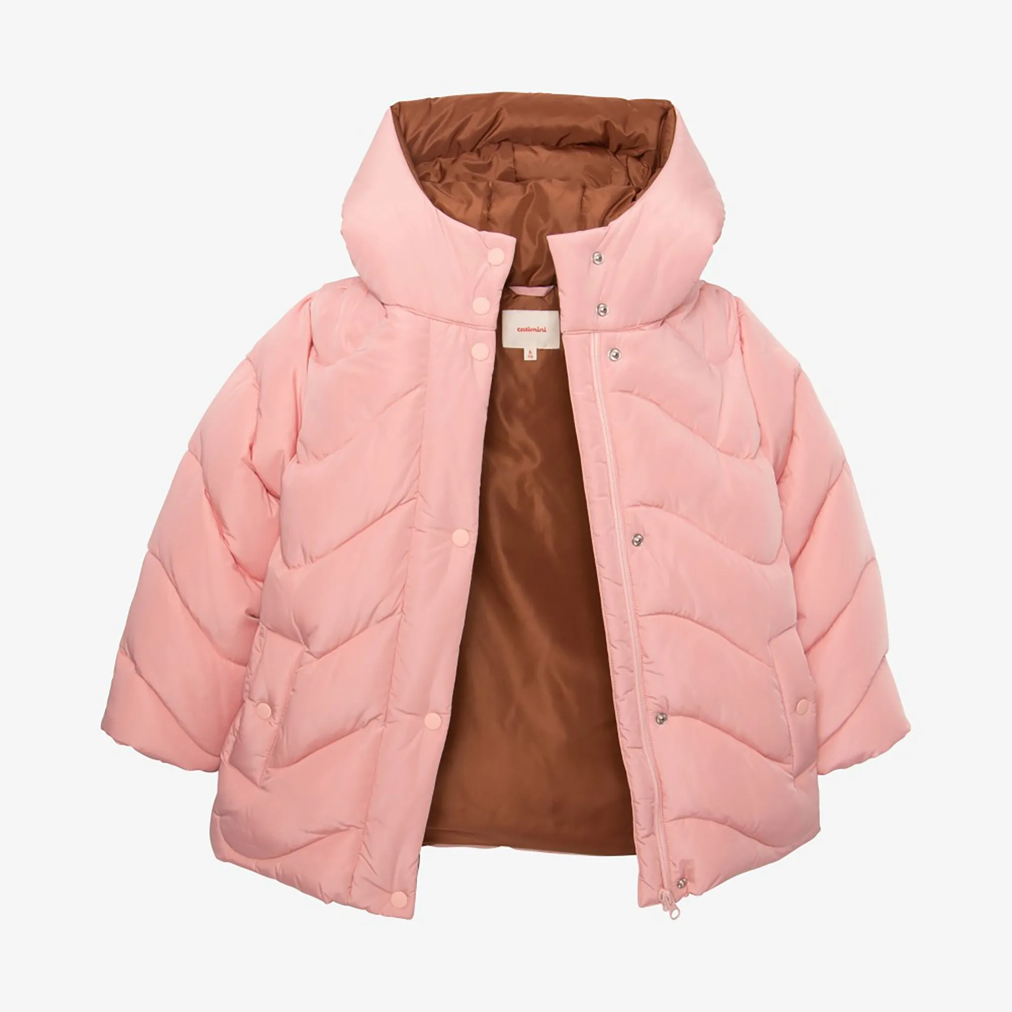 Girls' blush parka