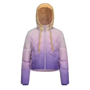 Girl's Gradient Colors Down Jacket