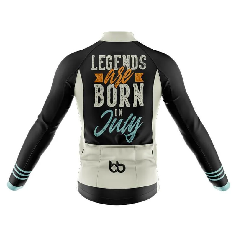 Legends are Born in July Thermal Club Jersey (Black)