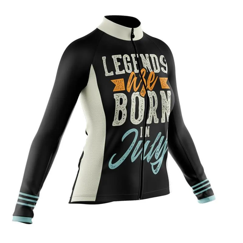 Legends are Born in July Thermal Club Jersey (Black)