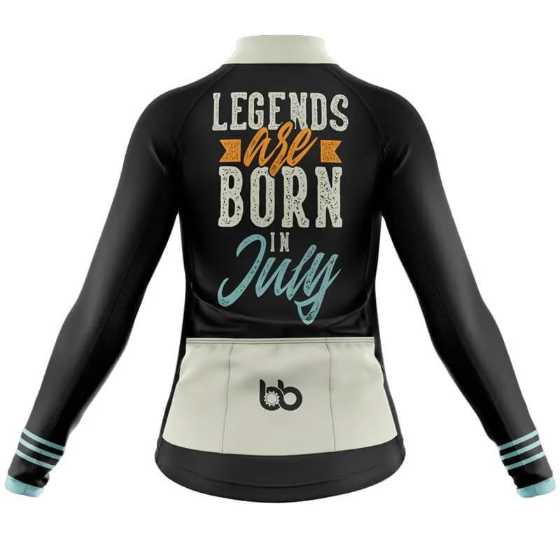 Legends are Born in July Thermal Club Jersey (Black)