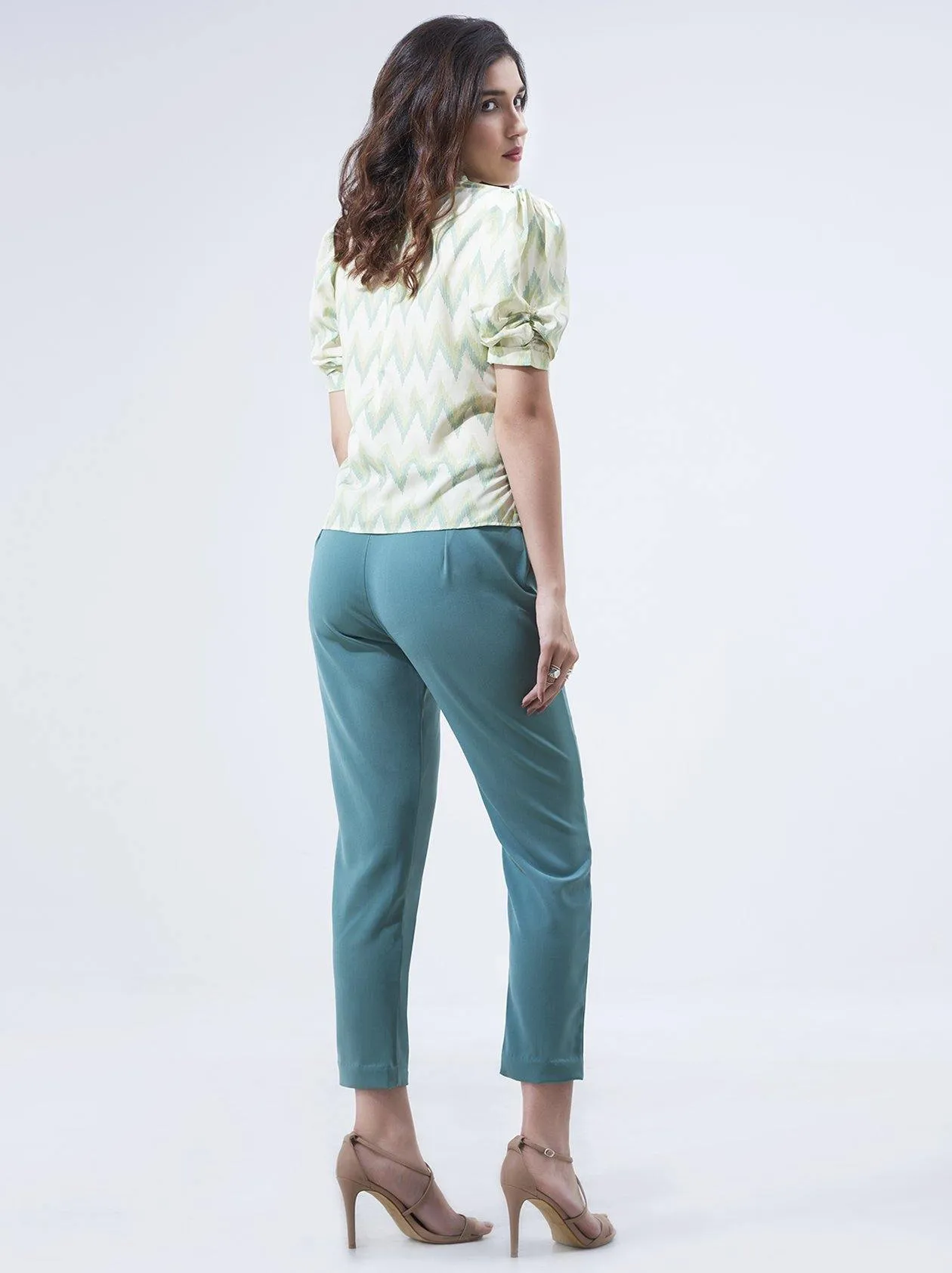 Light Green Tops for Women (GBWT1005)