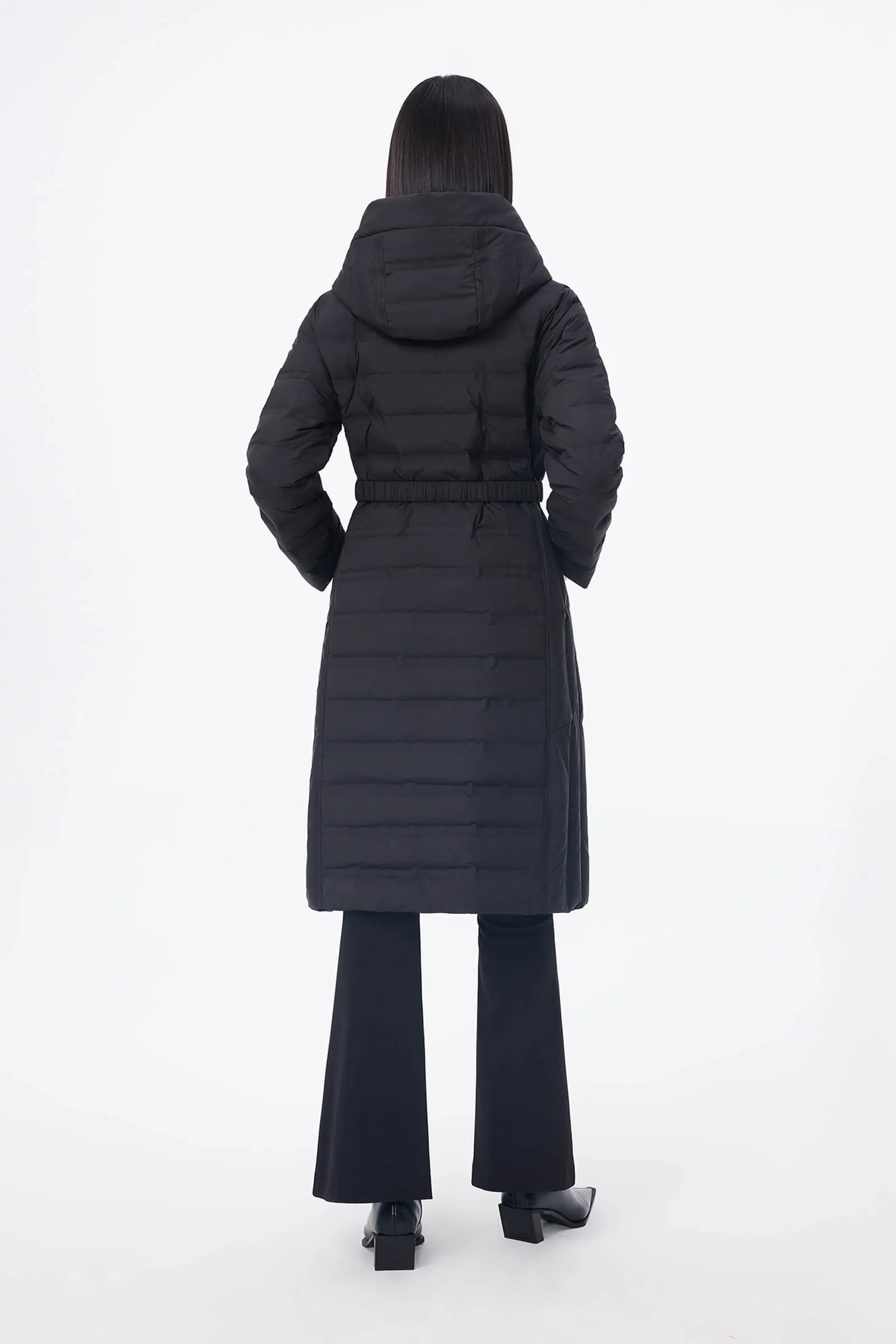 LILY Goose Down Hooded Coat