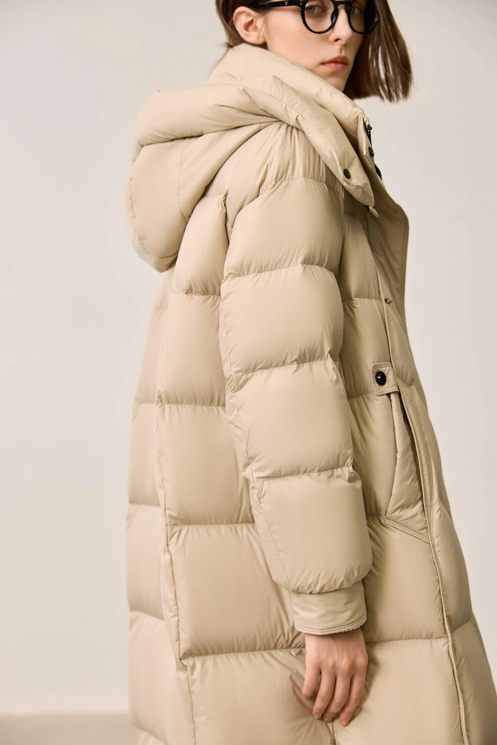 LILY Hooded Thickened Insulated Puffer Jacket