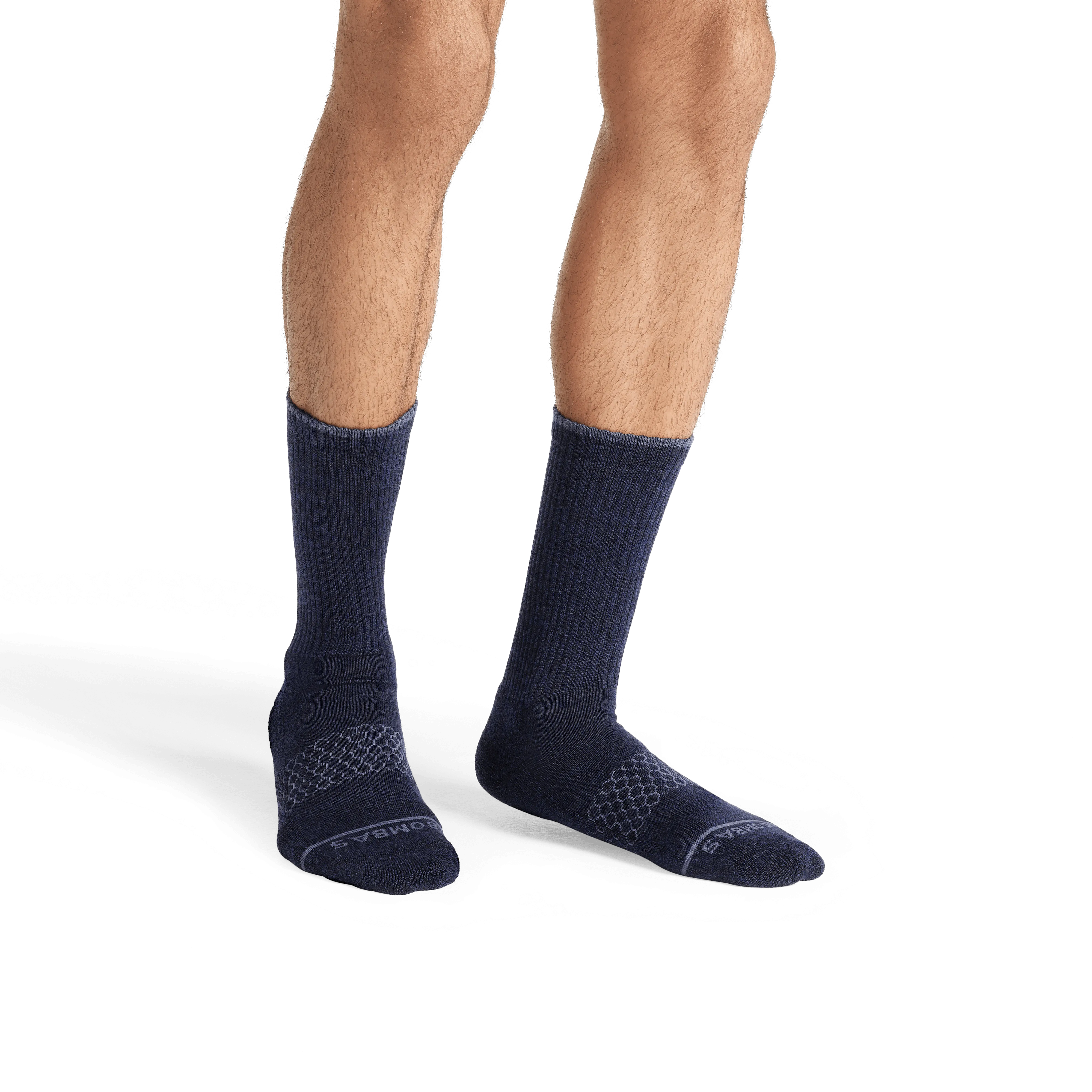 Men's Merino Wool Blend Calf Socks