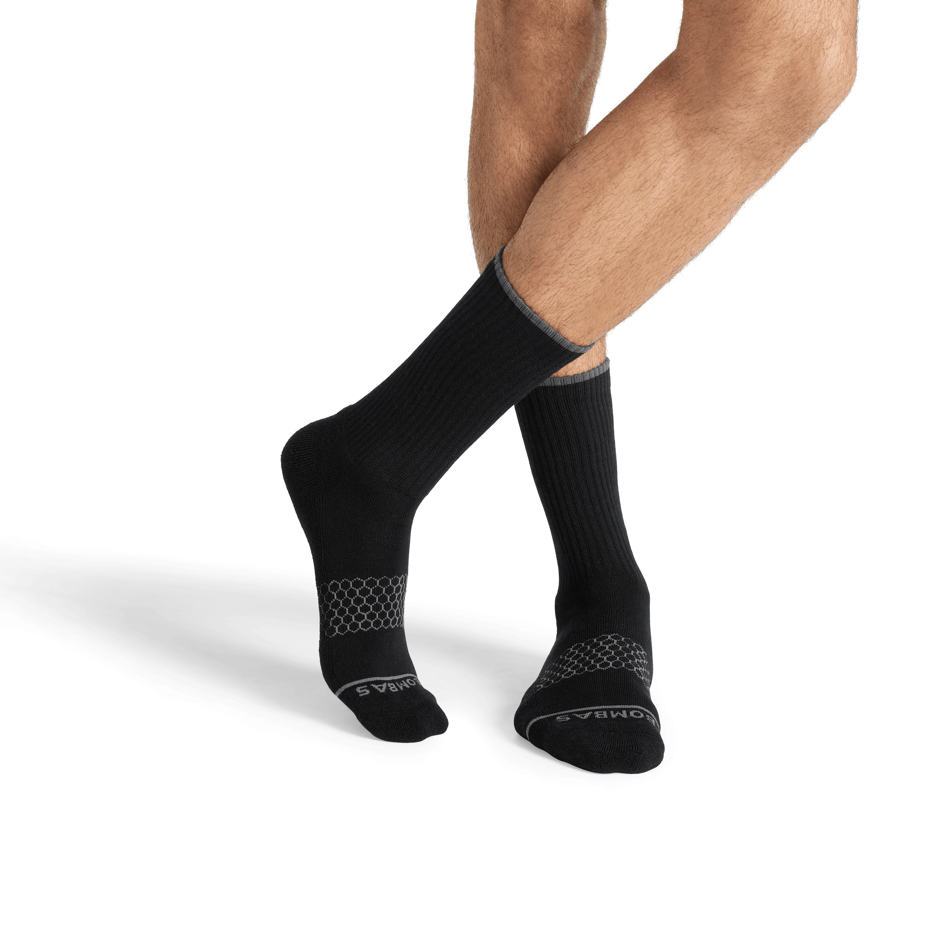 Men's Merino Wool Blend Calf Socks