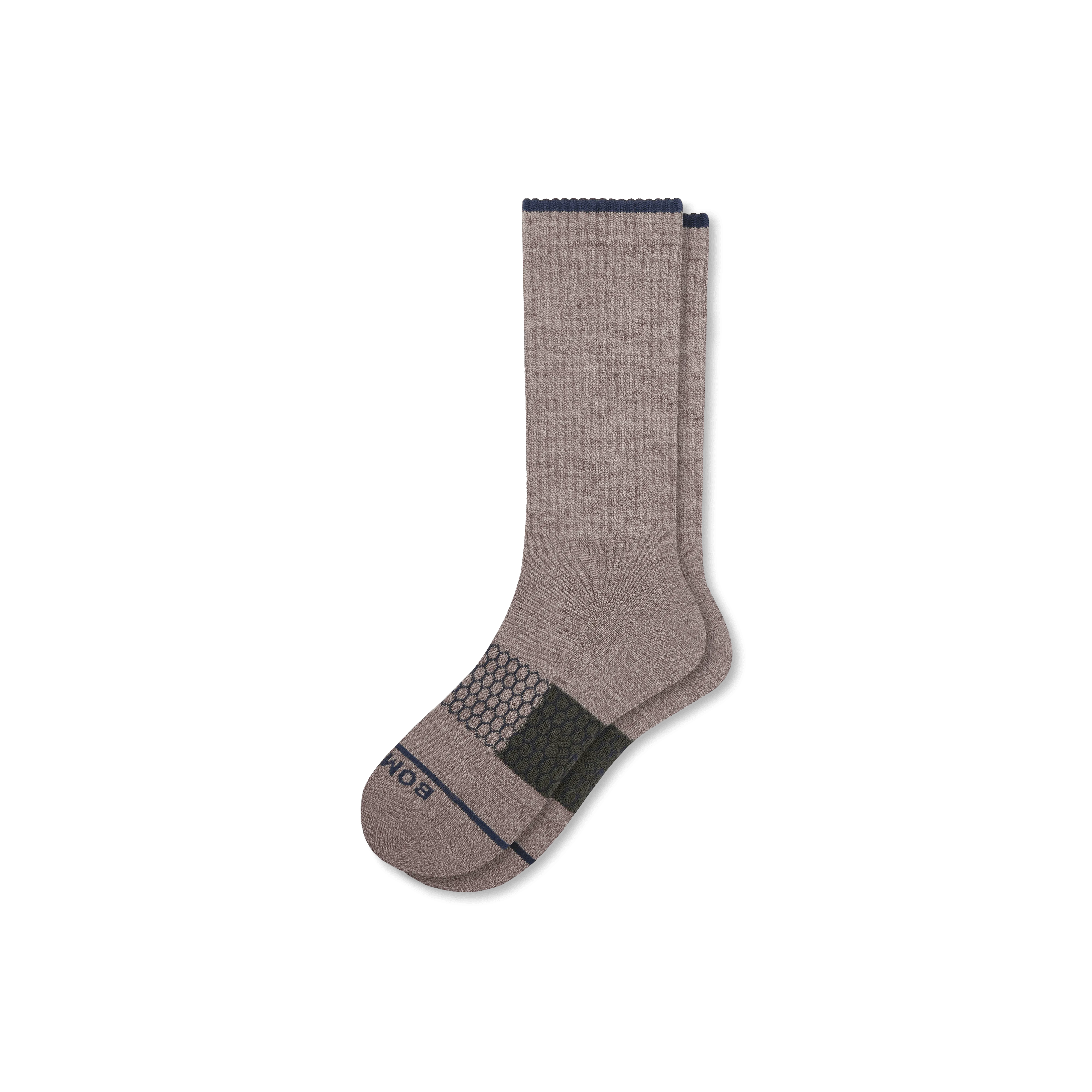 Men's Merino Wool Blend Calf Socks