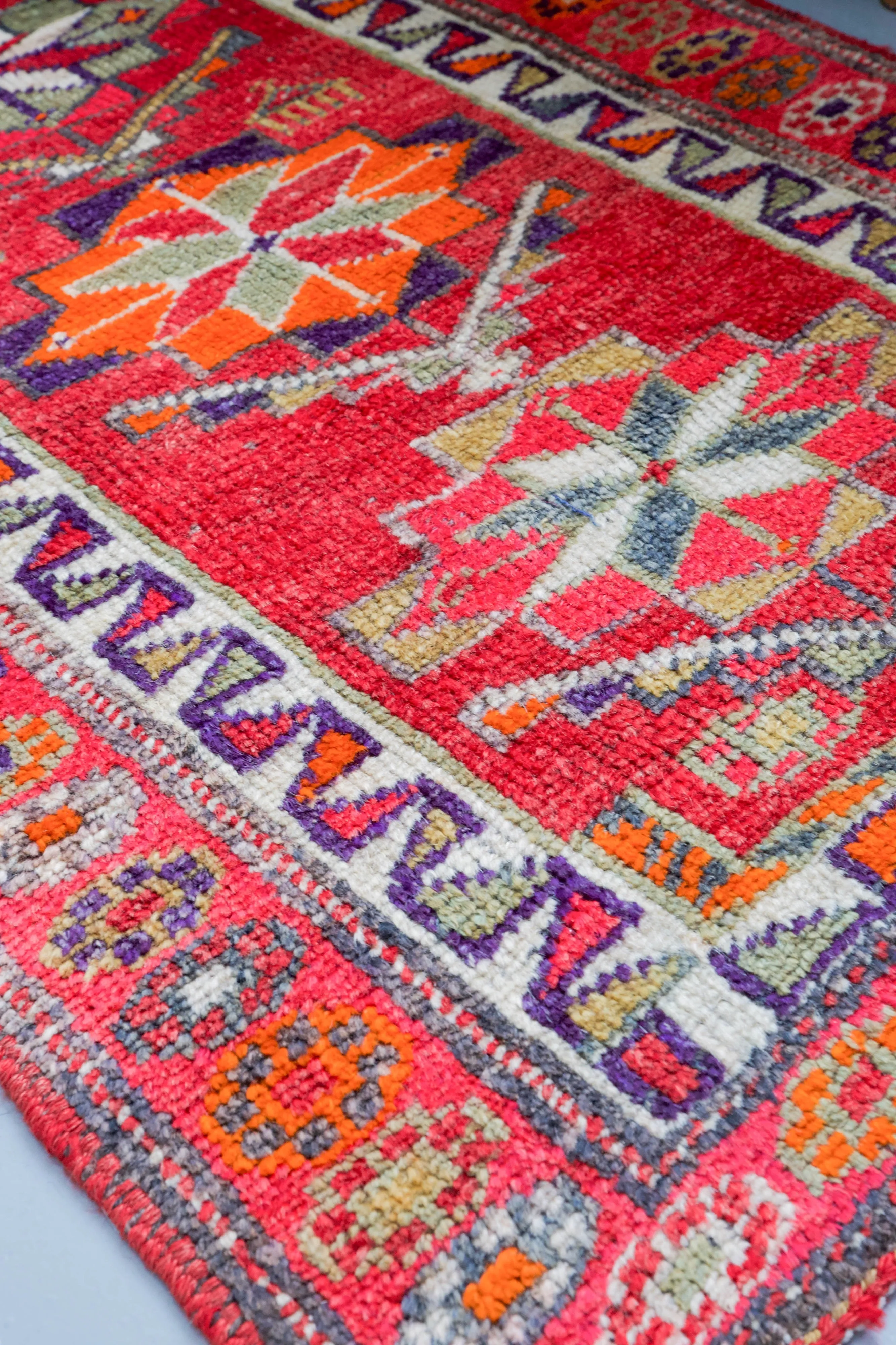 Old Kurdish Herki Runner Rug