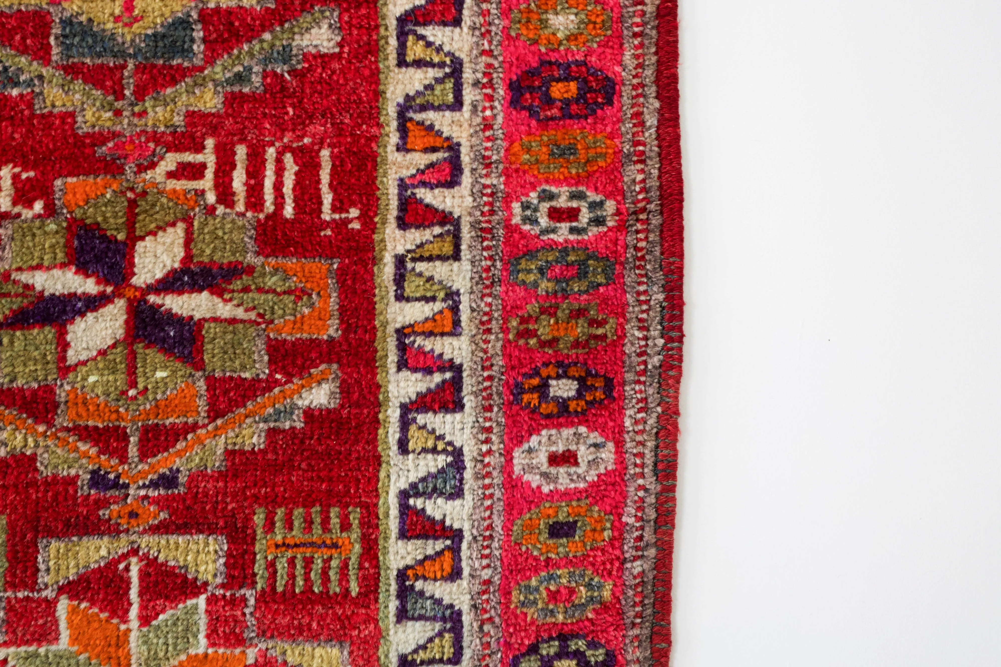 Old Kurdish Herki Runner Rug