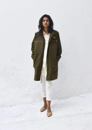 Olive Parka Jacket