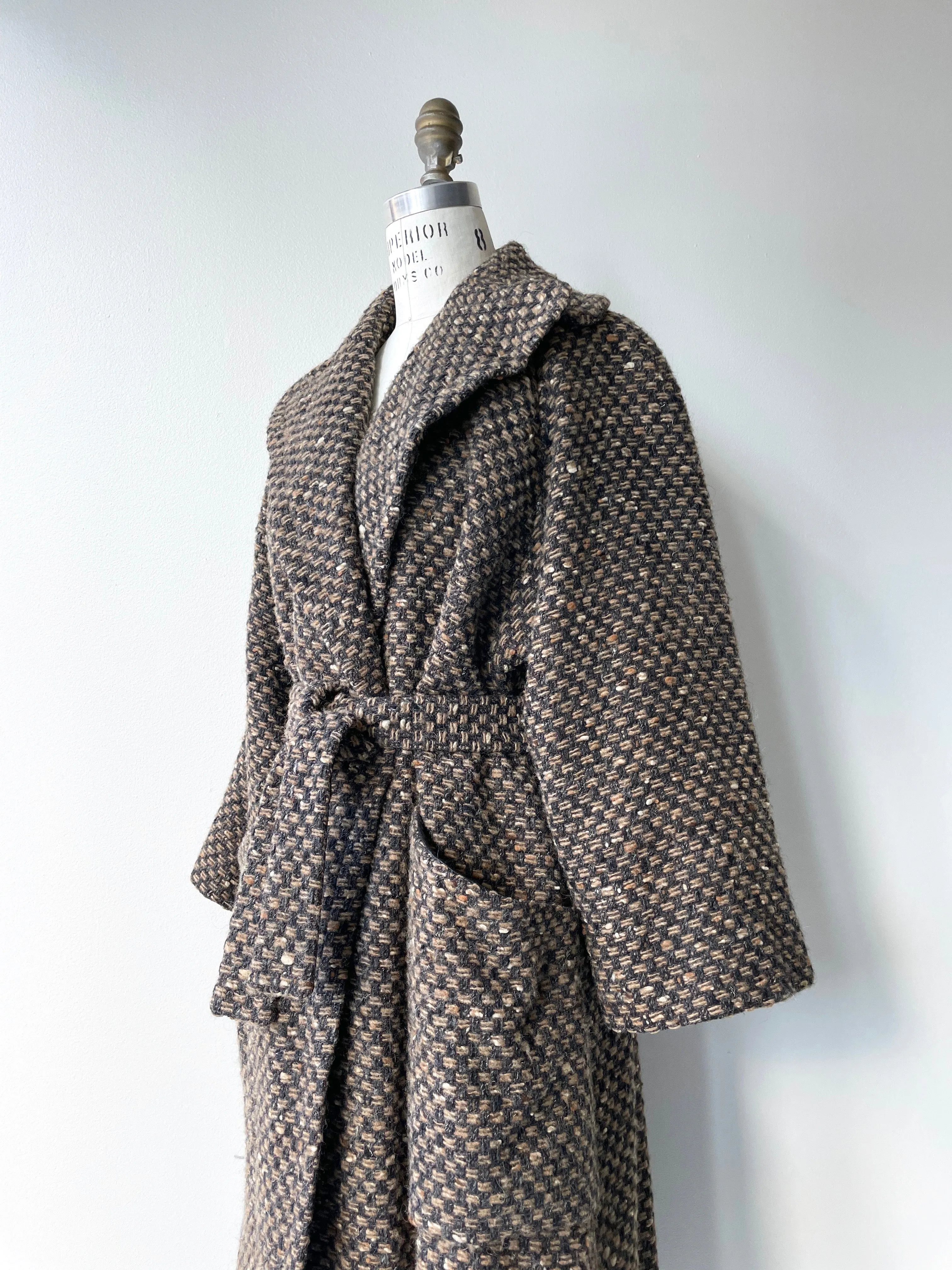 Pauline Trigère Tweed Coat