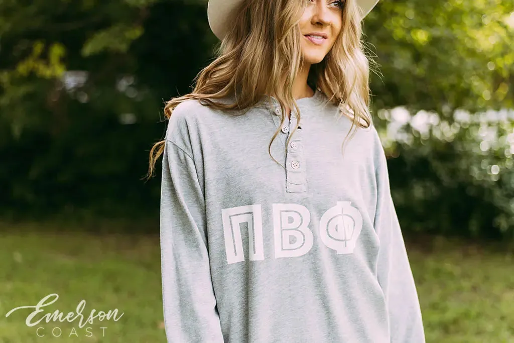 Pi Beta Phi PR Thermal Henley