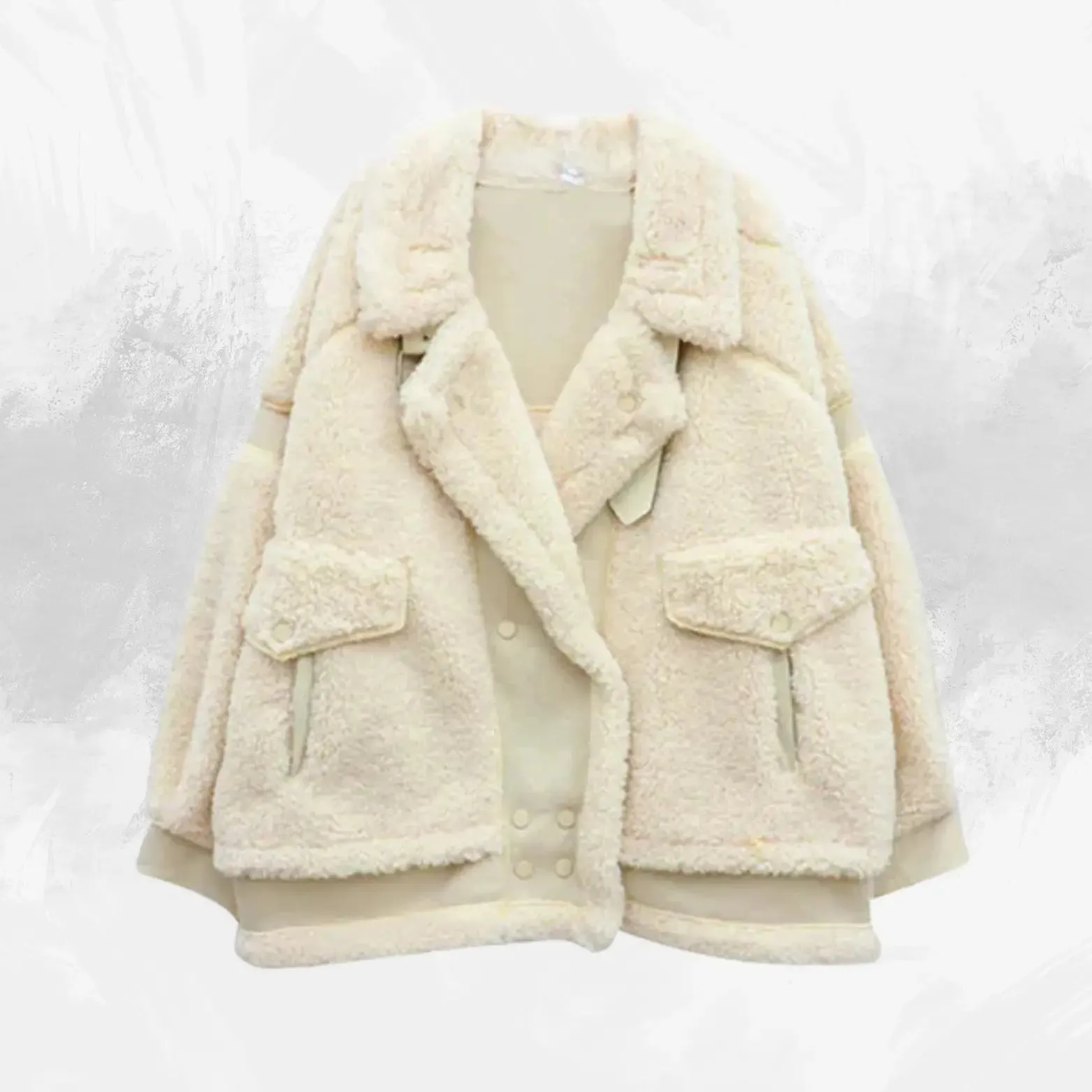 Plush Fur Women's All-Match Outerwear