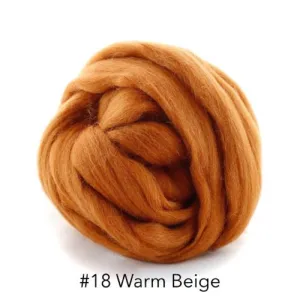 Polish Merino Wool Top - Warm Beige