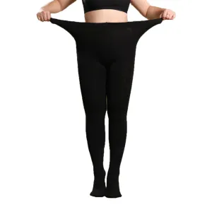 Pomapoma Therlux Women's Extra-thick Thermal Tights - Regular & Plus Size