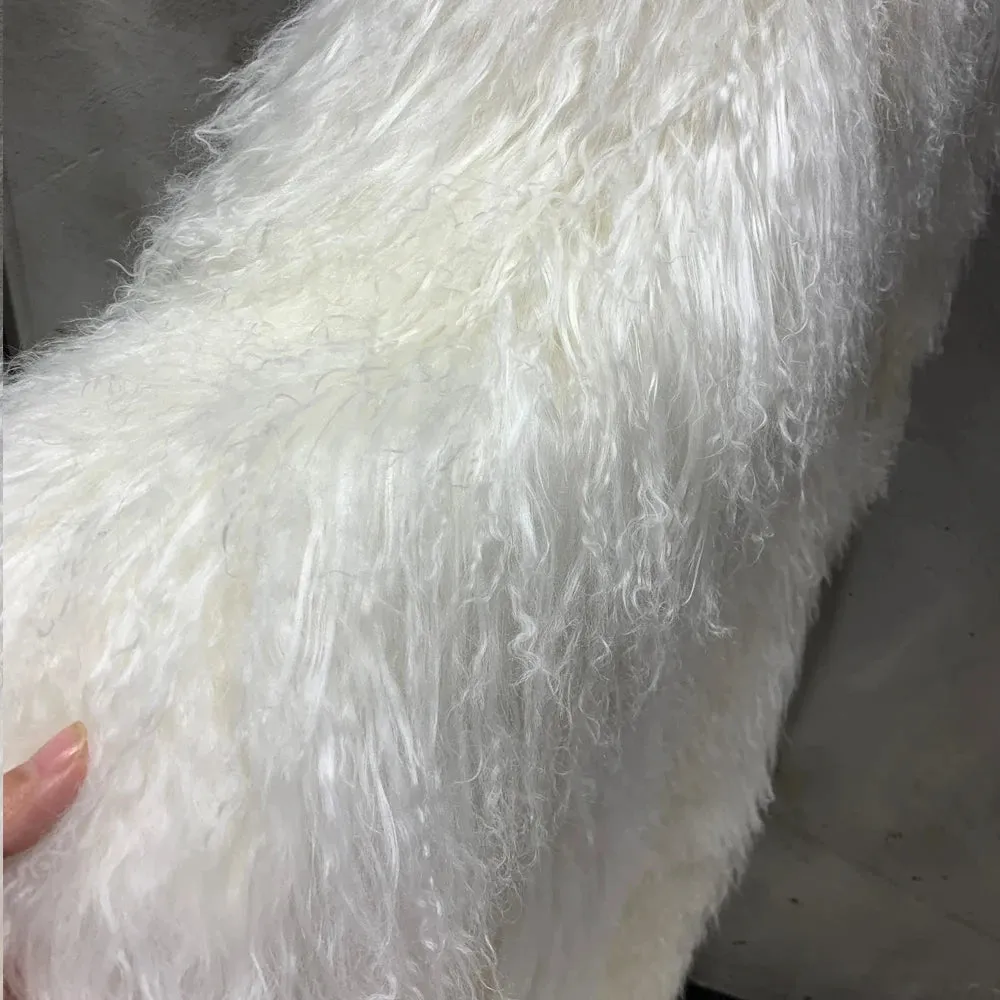 Premium Real Mongolian Fur Coat