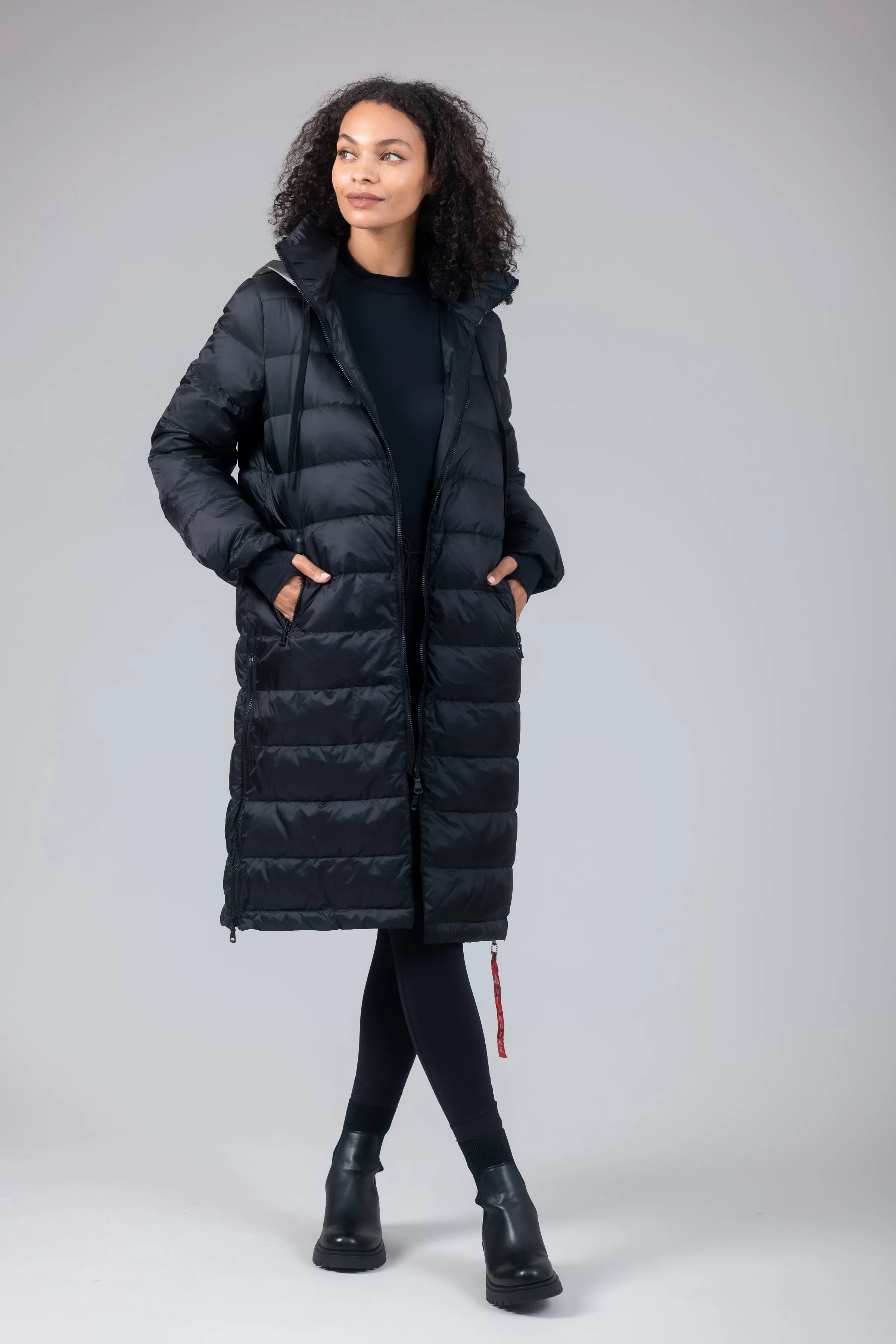 Quilted Hooded Coat