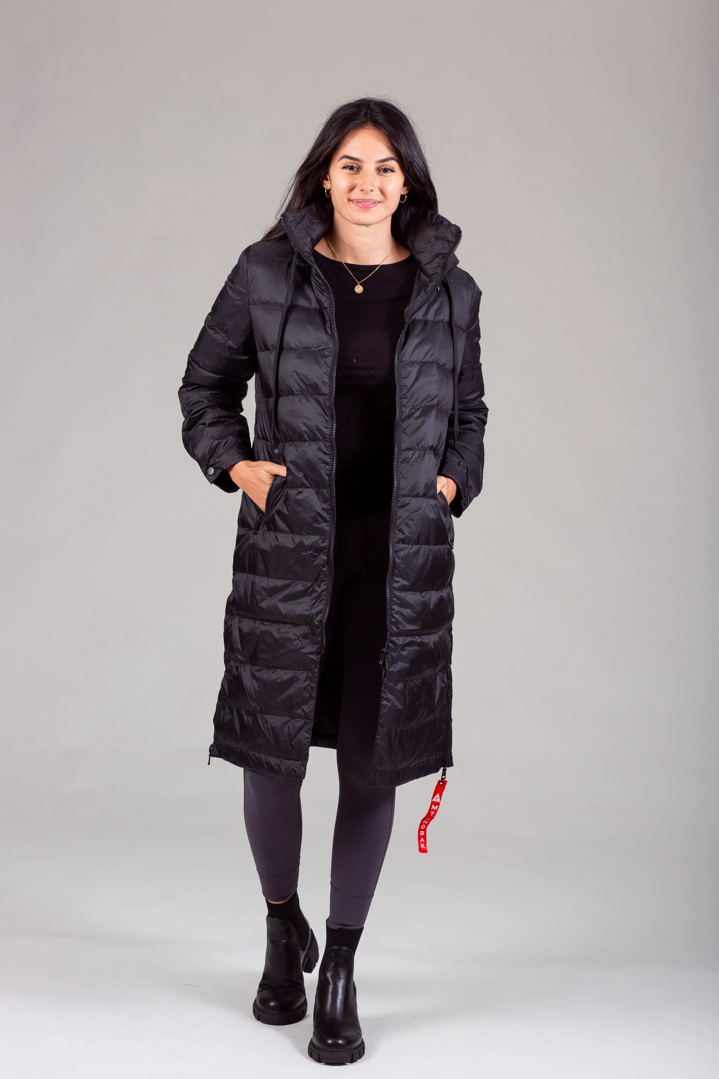 Quilted Hooded Coat