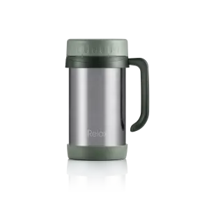 RELAX 500ML CAMERON STAINLESS STEEL THERMAL MUG - CAMP