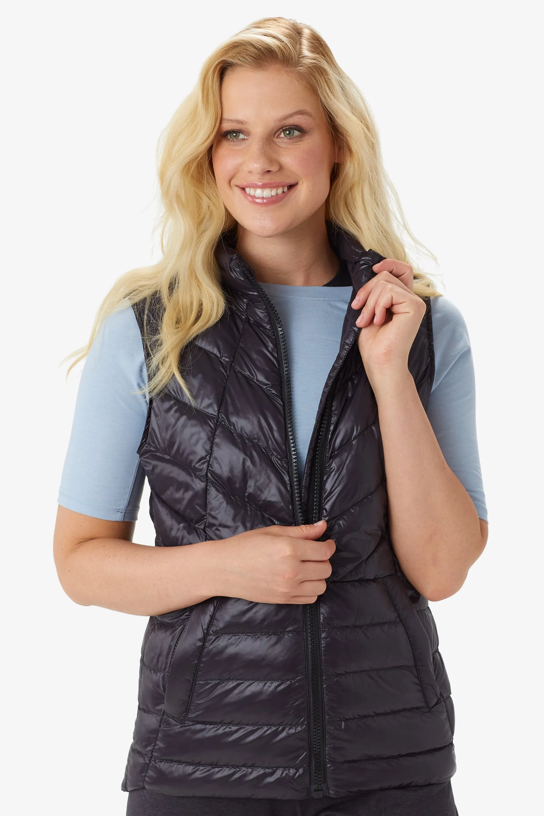 Rose Packable Vegan Down Vest