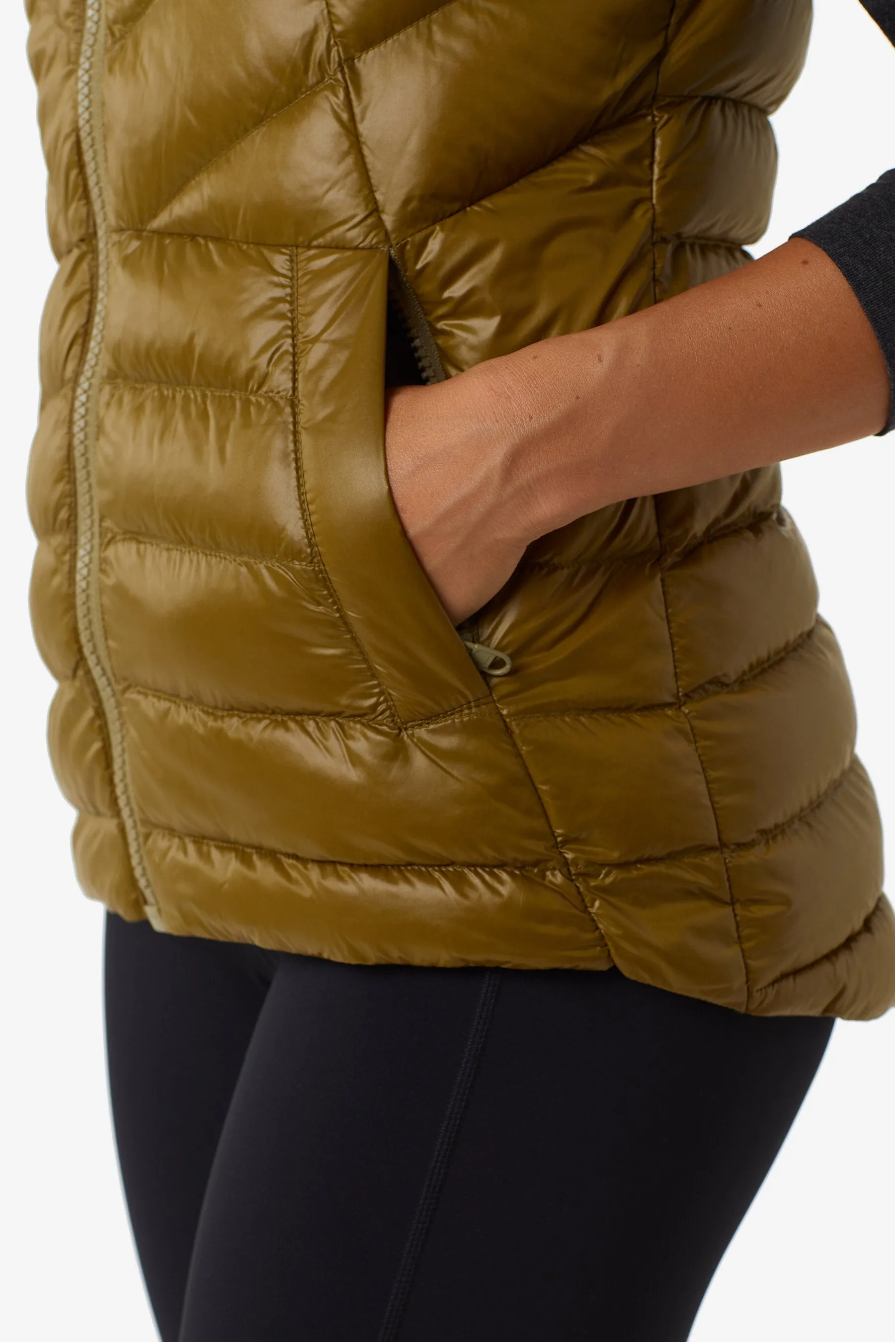 Rose Packable Vegan Down Vest