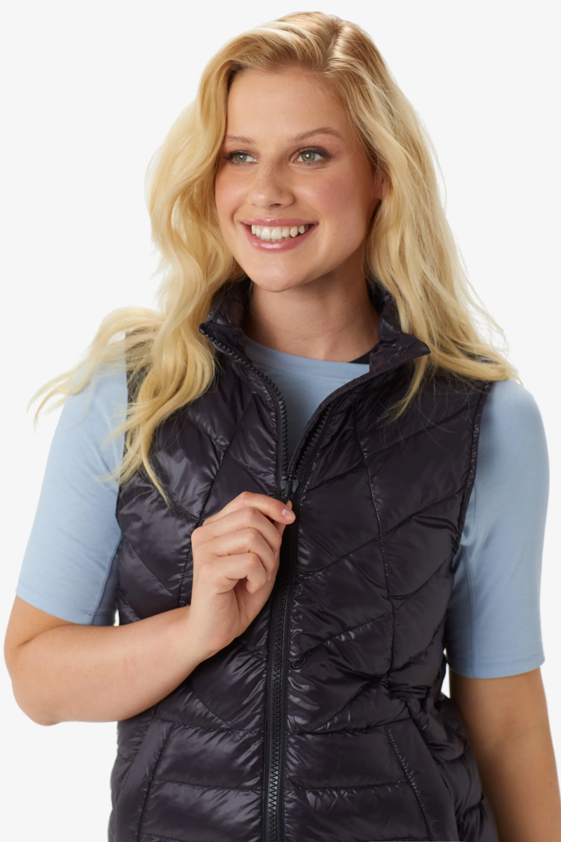 Rose Packable Vegan Down Vest